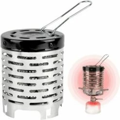 Dontodent Mini Camping Chauffage Au Gaz En Plein Air Camping Chauffage Portable Mini Poêle Camping Chauffage Tente Chauffage En Acier Inoxydable Couverture