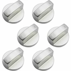 SINCèREETALI Pièces Boutons De Commande Universels En Métal Bouton Cuisinière à Gaz 6mm Boutons De Contrôle Universels Bouton De Poêle Pour Cuisinière à Gaz Cuisinière Four Plaque De Cuisson