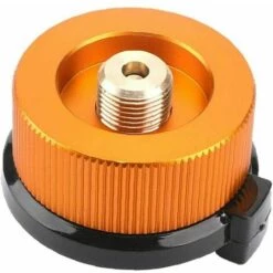 SINCèREETALI Poêle Camping Adaptateur Gaz Conversion Tête Adaptateur Pour Canister Butane Vis Cartouche De Gaz Adaptateur Piston, équipement Extérieur