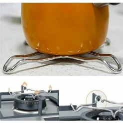 SINCèREETALI 2pcs Réducteurs De Gaz Support Wok Gaz Anneau Wok Cuisinière à Gaz Support Anneau à Gaz Pour Cuisinière Convient Support D'Anneau De Wok Pour Cafetière Cuisinière à Gaz Cuisine 14 * 14 Cm -Pas Cher Réchaud Boutique 63818739 4