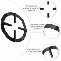 SINCèREETALI Pièce Moka Pot Cuisinière Support Pot Réducteur Anneau Stand Cafetière étagère Accessoires Réducteur De Brûleur Support Pour Anneau De Fixation Pour Cafetière à Expresso Four Et Cuisine (Noir) 11 SINCèREETALI Pièce Moka Pot Cuisinière Support Pot Réducteur Anneau Stand Cafetière étagère Accessoires Réducteur De Brûleur Support Pour Anneau De Fixation Pour Cafetière à Expresso Four Et Cuisine (Noir) -Pas Cher Réchaud Boutique 63819325 5