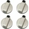 SINCèREETALI Dylan-EU Bouton Cuisinière à Gaz - Lot De 4 Boutons De Commande En Métal 6 Mm Pour Four Et Cuisinière -Pas Cher Réchaud Boutique 63820358 1