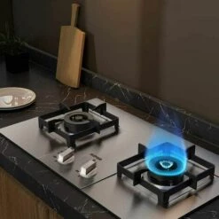 SINCèREETALI Dylan-EU Bouton Cuisinière à Gaz - Lot De 4 Boutons De Commande En Métal 6 Mm Pour Four Et Cuisinière -Pas Cher Réchaud Boutique 63820358 5