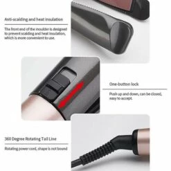 LTS FAFA Fer à Lisser Et Bigoudi 2 En 1, Fer à Friser à Lisser Par Torsion 8 LTS FAFA Fer à Lisser Et Bigoudi 2 En 1, Fer à Friser à Lisser Par Torsion -Pas Cher Réchaud Boutique 64033729 3