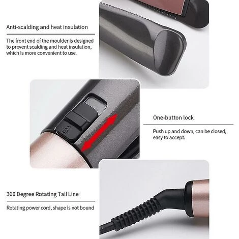 LTS FAFA Fer à Lisser Et Bigoudi 2 En 1, Fer à Friser à Lisser Par Torsion 5 LTS FAFA Fer à Lisser Et Bigoudi 2 En 1, Fer à Friser à Lisser Par Torsion – Image 3