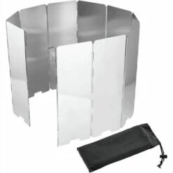 Dontodent Pare-Vent Pliable Rechaud 10 Pièces, Pare-Vent De Camping Pour Le Camping Et La Randonnée,Superma
