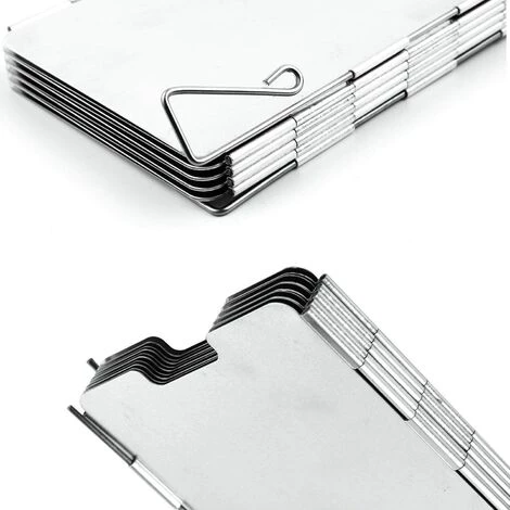 ARC-EN-CIéL Pare-Vent Pliable En Alliage D'aluminium, 10 Assiettes Pare-Vent De Camping Portable Réchaud De Camping, Cuisinière à Gaz Etc -Arcenciél 5 ARC-EN-CIéL Pare-Vent Pliable En Alliage D'aluminium, 10 Assiettes Pare-Vent De Camping Portable Réchaud De Camping, Cuisinière à Gaz Etc -Arcenciél – Image 3