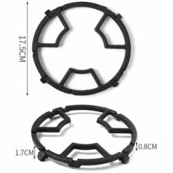 SLBRILLèRE Support Pour Cuisine Et Camping, Support De Casserole Moka Pour Cuisinière à Gaz, Support Antidérapant En Fonte Pour Four à Four à 4 Griffes Et 5 Griffes -Pas Cher Réchaud Boutique 64137559 4