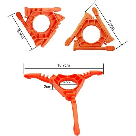 FOZIY Support De Réservoir De Gaz En ABS Antidérapant Réchaud à Gaz Stand Pliable Cartouche Canister Support Trépied Multi-usages Portable Pour Camping Randonnée Pique-nique Cuisson - Orange,Fonepro 4 FOZIY Support De Réservoir De Gaz En ABS Antidérapant Réchaud à Gaz Stand Pliable Cartouche Canister Support Trépied Multi-usages Portable Pour Camping Randonnée Pique-nique Cuisson - Orange,Fonepro – Image 2