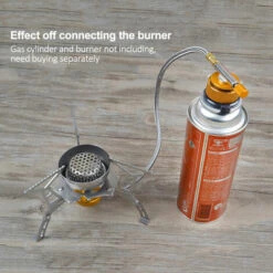 LIFCAUSAL Réchaud Extérieur Camping Réchaud Propane Recharge Adaptateur Brûleur LPG Cylindre Plat Coupleur Bouteille Adaptateur Enregistrer Ensemble De Valve Gonflable -Pas Cher Réchaud Boutique 64393069 3
