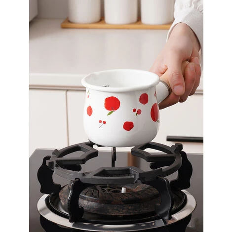 MERéTéET Support Universel Pour Cuisine Et Camping, Support De Casserole Moka Pour Cuisinière à Gaz, Support Antidérapant En Fonte Pour Four à Four à 4 Griffes Et 5 Griffes 1 Pièce,KoleZy 6 MERéTéET Support Universel Pour Cuisine Et Camping, Support De Casserole Moka Pour Cuisinière à Gaz, Support Antidérapant En Fonte Pour Four à Four à 4 Griffes Et 5 Griffes 1 Pièce,KoleZy – Image 4