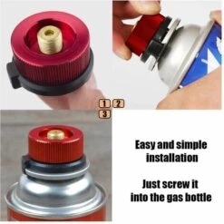 HEGUYEY Connecteur De Réchaud De Camping, 4 Pièces Adaptateur De Gaz Camping, Adaptateur De Bouteille De Gaz, Connecteur De Poêle Pour Réchaud De Camping Bruleur Poêle 9 HEGUYEY Connecteur De Réchaud De Camping, 4 Pièces Adaptateur De Gaz Camping, Adaptateur De Bouteille De Gaz, Connecteur De Poêle Pour Réchaud De Camping Bruleur Poêle -Pas Cher Réchaud Boutique 65043540 3