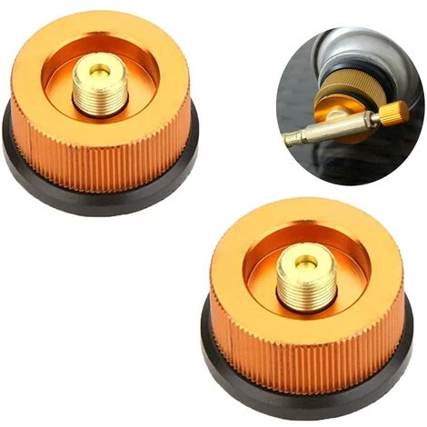 HEGUYEY 2 Pièces Adaptateur Cartouche Camping Gaz, Connecteur Gaz Extérieure Poêle, Adaptateur Réchaud De Camping, Pour Cartouche De Butane à Visser La Cartouche De Gaz Pour Randonnée Camping 3 HEGUYEY 2 Pièces Adaptateur Cartouche Camping Gaz, Connecteur Gaz Extérieure Poêle, Adaptateur Réchaud De Camping, Pour Cartouche De Butane à Visser La Cartouche De Gaz Pour Randonnée Camping