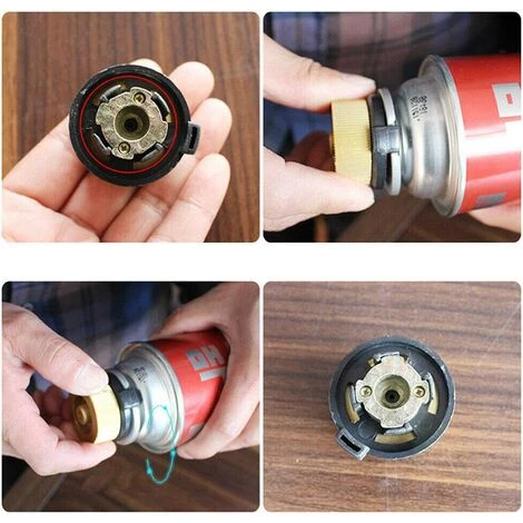 HEGUYEY 2 Pièces Adaptateur Cartouche Camping Gaz, Connecteur Gaz Extérieure Poêle, Adaptateur Réchaud De Camping, Pour Cartouche De Butane à Visser La Cartouche De Gaz Pour Randonnée Camping 7 HEGUYEY 2 Pièces Adaptateur Cartouche Camping Gaz, Connecteur Gaz Extérieure Poêle, Adaptateur Réchaud De Camping, Pour Cartouche De Butane à Visser La Cartouche De Gaz Pour Randonnée Camping – Image 5