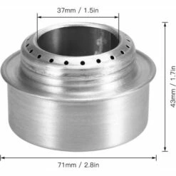 Yoouyida Mini Rechaud A Alcool En Alliage D'Aluminium, Avec Couvercle -Pas Cher Réchaud Boutique 65298249 4