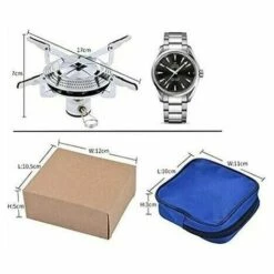 Réchaud à Gaz De Camping Portable, Cuisinière à Gaz Pour Le Camping Ou Les Festivals, Allumage Manuel Accessoires S'arêern -Pas Cher Réchaud Boutique 65357619 3