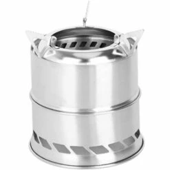 BDD Poêle à Bois Extérieur Portable Mini Poêle Camping Poêle à Bois Léger