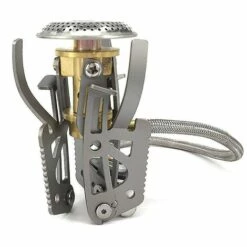 BDD Réchaud à Gaz Extérieur Réglable Camping Réchaud Portable Pliant