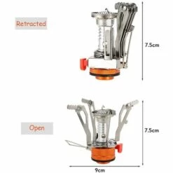 BDD Réchaud De Poche Portable Mini Réchaud Intégré Tout-en-un De Camping (Orange) -Pas Cher Réchaud Boutique 65375359 3