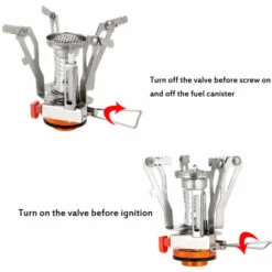 BDD Réchaud De Poche Portable Mini Réchaud Intégré Tout-en-un De Camping (Orange) -Pas Cher Réchaud Boutique 65375359 5