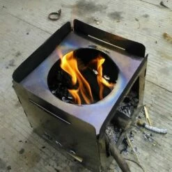 BDD Portable En Acier Inoxydable Léger Pliant Poêle À Bois Poche Réchaud À Alcool Cuisine En Plein Air Camping1pcs -Pas Cher Réchaud Boutique 65376008 3