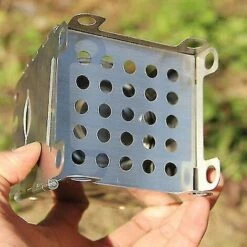 BDD Portable En Acier Inoxydable Léger Pliant Poêle À Bois Poche Réchaud À Alcool Cuisine En Plein Air Camping1pcs -Pas Cher Réchaud Boutique 65376008 4