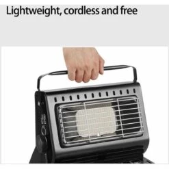 BDD Chauffage à Gaz En Céramique - Pour L'extérieur - Pour Le Camping - Noir -Pas Cher Réchaud Boutique 65377983 3