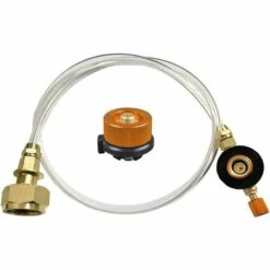 AOUGO Adaptateur De Propane Convertisseur De Tuyau Tuyau De Remplacement Pour Camping En Plein Air Camping Cuisinière à Gaz Adaptateur De Cylindre De Propane