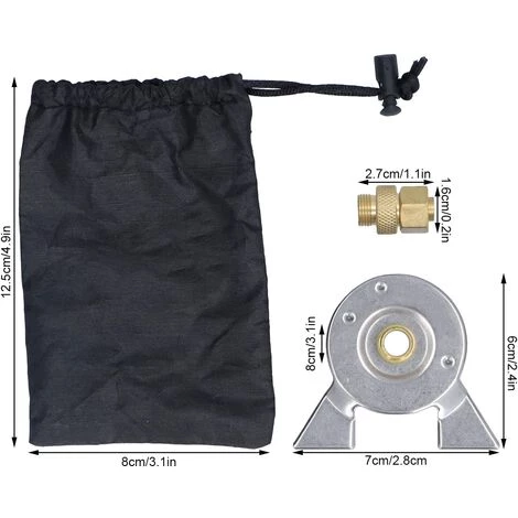 JUNJUN Adaptateur De Mini Réchaud De Camping Pour Connecteur De Réservoir De Gaz Pour La Conversion De Réservoirs De Gaz Plats En Réservoirs De Gaz Longs 4 JUNJUN Adaptateur De Mini Réchaud De Camping Pour Connecteur De Réservoir De Gaz Pour La Conversion De Réservoirs De Gaz Plats En Réservoirs De Gaz Longs – Image 2