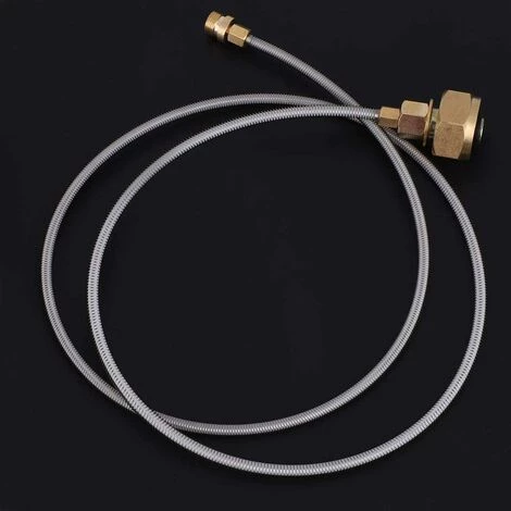 JUNJUN Adaptateur De Réchaud De Camping Brûleur Plat Cylindre Adaptateur De Recharge De Gaz Avec Tube De Cuivre Et Nylon 5 JUNJUN Adaptateur De Réchaud De Camping Brûleur Plat Cylindre Adaptateur De Recharge De Gaz Avec Tube De Cuivre Et Nylon – Image 3
