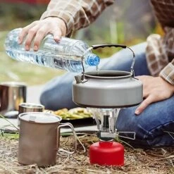 JUNJUN Poêle Extérieur Pliable Portable Batterie De Cuisine Brûleur à Gaz Camping Poêle Randonnée Pique-Nique Barbecue Réservoir Cuisinère Four Mini -Pas Cher Réchaud Boutique 65414629 5