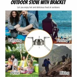 OSQI Réchaud à Alcool De Camping Portable Pour Camping, Randonnée, Outdoor, Pique-Nique -Pas Cher Réchaud Boutique 65500593 5