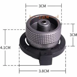 OSQI Adaptateur De Conversion Verrouillable, Pour Type De Bouteille De Buse/cartouche De Gaz Butane/cartouche De Gaz à Visser/cartouche De Valve Lindal (Z11) -Pas Cher Réchaud Boutique 65501851 2