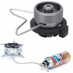 OSQI Adaptateur De Cuisinière à Gaz Pour Gril De Camping, Support Stable En Alliage D'aluminium Portable Avec Fonction D'arrêt Automatique Pour Les Activités De Plein Air -Pas Cher Réchaud Boutique 65502005 3