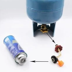 OSQI Adaptateur De Recharge De Propane Pour Réservoir De Gaz, Connecteur De Bouteille De Propane, Adaptateur De Connecteur De Recharge De Gaz De Recharge Haute Pression Pour Gril De Camping -Pas Cher Réchaud Boutique 65502025 5