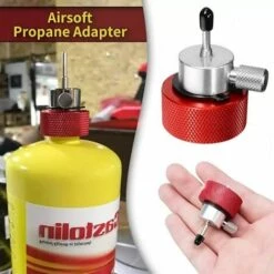 OSQI Adaptateur De Recharge De Propane Airsoft - Compact Et Léger - Convertisseur De Recharge Pour Réservoir De Gaz Propane Standard. -Pas Cher Réchaud Boutique 65502037 4