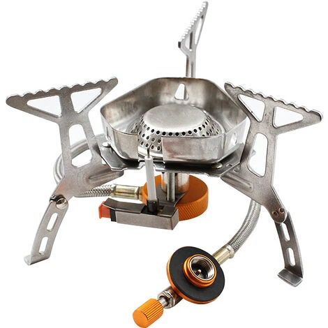 OSQI Réchaud De Camping à Gaz, Brûleur De Camping, Réchaud D'extérieur Pliable Ultraléger, Coupe-vent Et Avec Allumage Piezo Pour La Randonnée, Les Festivals, Les Pique-niques 3 OSQI Réchaud De Camping à Gaz, Brûleur De Camping, Réchaud D'extérieur Pliable Ultraléger, Coupe-vent Et Avec Allumage Piezo Pour La Randonnée, Les Festivals, Les Pique-niques