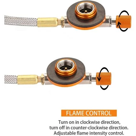 OSQI Réchaud De Camping à Gaz, Brûleur De Camping, Réchaud D'extérieur Pliable Ultraléger, Coupe-vent Et Avec Allumage Piezo Pour La Randonnée, Les Festivals, Les Pique-niques 6 OSQI Réchaud De Camping à Gaz, Brûleur De Camping, Réchaud D'extérieur Pliable Ultraléger, Coupe-vent Et Avec Allumage Piezo Pour La Randonnée, Les Festivals, Les Pique-niques – Image 4
