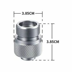 OSQI Convertisseur De Réservoir De Gaz, Convertisseur De Gaz De Camp Adaptateur De Gaz Portable Dispositif De Gaz Propane Cylindre De Gaz Plat Accessoires De Réchaud De Camping En Plein Air（3*3.8cm） -Pas Cher Réchaud Boutique 65502220 5