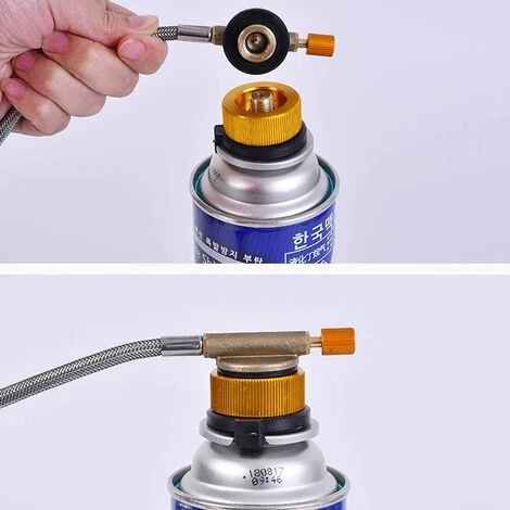OSQI Lot De 2 Adaptateurs De Bouteille De Gaz De Camping Adaptateur De Tête De Conversion De Gaz Connecteur De Buse Adaptateur De Valve De Cuisinière à Gaz Pour Bidon De Butane à Visser 5 OSQI Lot De 2 Adaptateurs De Bouteille De Gaz De Camping Adaptateur De Tête De Conversion De Gaz Connecteur De Buse Adaptateur De Valve De Cuisinière à Gaz Pour Bidon De Butane à Visser – Image 3