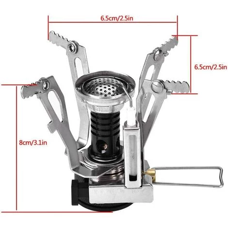 OSQI Réchaud à Gaz De Camping Mini Brûleur De Réchaud à Gaz Léger Portable Pour La Randonnée De Pique-nique De Camping En Plein Air 7 OSQI Réchaud à Gaz De Camping Mini Brûleur De Réchaud à Gaz Léger Portable Pour La Randonnée De Pique-nique De Camping En Plein Air – Image 5