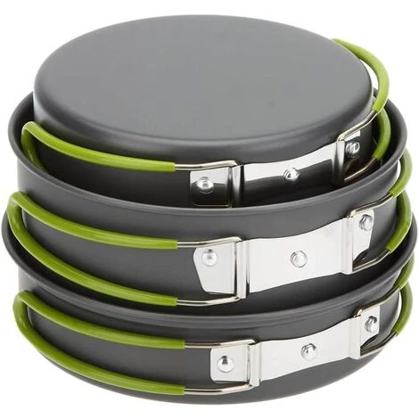OSQI Ustensiles De Cuisine De Camping, Ensemble De Cuisine Portable Multifonctionnel Pour 2 à 3 Personnes Pour Le Camping En Plein Air, La Randonnée, Le Pique-nique 7 OSQI Ustensiles De Cuisine De Camping, Ensemble De Cuisine Portable Multifonctionnel Pour 2 à 3 Personnes Pour Le Camping En Plein Air, La Randonnée, Le Pique-nique – Image 5
