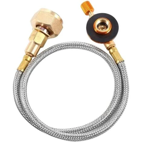 READCLY-Adaptateur De Tuyau De Bouteille De Propane Connecteur De Réservoir De Propane Remplacement Du Convertisseur De Réservoir De Gaz Pour Le Camping En Plein Air (Norme Allemande) 3 READCLY-Adaptateur De Tuyau De Bouteille De Propane Connecteur De Réservoir De Propane Remplacement Du Convertisseur De Réservoir De Gaz Pour Le Camping En Plein Air (Norme Allemande)