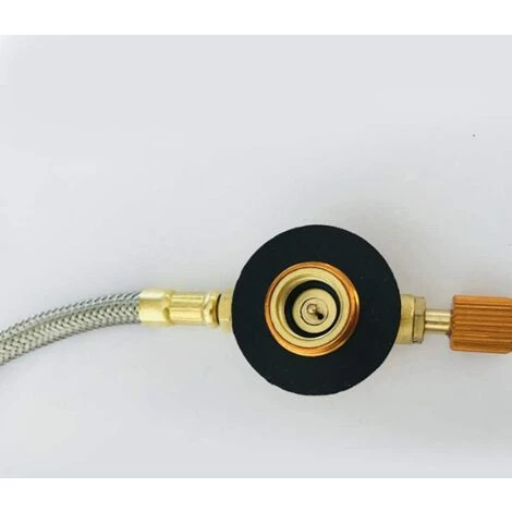 READCLY-Adaptateur De Tuyau De Bouteille De Propane Connecteur De Réservoir De Propane Remplacement Du Convertisseur De Réservoir De Gaz Pour Le Camping En Plein Air (Norme Allemande) 4 READCLY-Adaptateur De Tuyau De Bouteille De Propane Connecteur De Réservoir De Propane Remplacement Du Convertisseur De Réservoir De Gaz Pour Le Camping En Plein Air (Norme Allemande) – Image 2