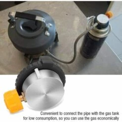 ABCRITAL Adaptateur De Réchaud De Camping Adaptateur De Bouteille De Réservoir De Gaz De Brûleur Portable Pour Le Camping Picnic BBQ -Pas Cher Réchaud Boutique 65653554 4