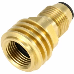 TANCYCO Adaptateur De Réservoir De Propane En Laiton Massif Vanne De Régulation Réservoir POL De Sécurité Converti En QCC1/Type1