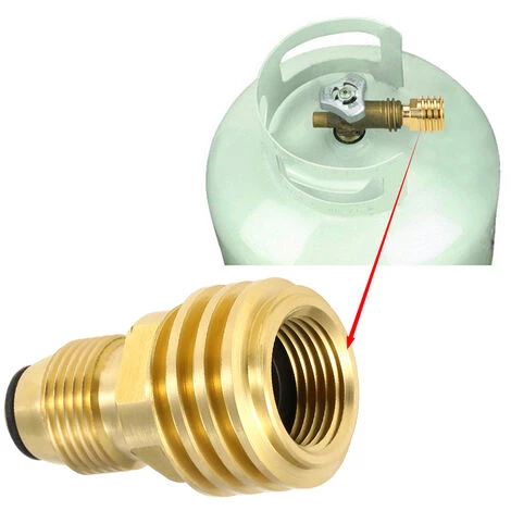 TANCYCO Adaptateur De Réservoir De Propane En Laiton Massif Vanne De Régulation Réservoir POL De Sécurité Converti En QCC1/Type1 6 TANCYCO Adaptateur De Réservoir De Propane En Laiton Massif Vanne De Régulation Réservoir POL De Sécurité Converti En QCC1/Type1 – Image 4