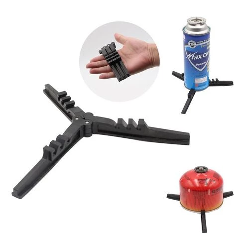 HABIENTôT Support De Réservoir De Gaz Réchaud à Gaz Stand Pliable Cartouche Canister Support Trépied Multi-usages Portable Pour Camping 1 Pièce Oi-FRIS 4 HABIENTôT Support De Réservoir De Gaz Réchaud à Gaz Stand Pliable Cartouche Canister Support Trépied Multi-usages Portable Pour Camping 1 Pièce Oi-FRIS – Image 2