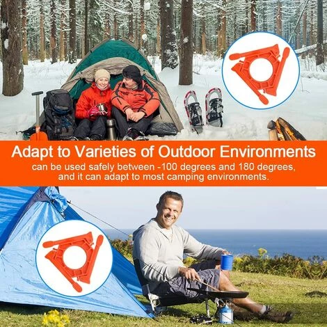 HABIENTôT Support De Réservoir De Gaz En ABS Antidérapant Réchaud à Gaz Stand Pliable Cartouche Canister Support Trépied Multi-usages Portable Pour Camping Randonnée Pique-nique Cuisson - Orange 1 Pièce Oi-FRIS 6 HABIENTôT Support De Réservoir De Gaz En ABS Antidérapant Réchaud à Gaz Stand Pliable Cartouche Canister Support Trépied Multi-usages Portable Pour Camping Randonnée Pique-nique Cuisson - Orange 1 Pièce Oi-FRIS – Image 4