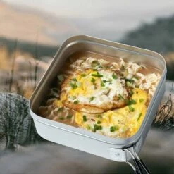 LITZEE Boîte à Lunch Ultralégère De 1600 Ml Avec Poignées Pliables Pour Le Camping En Plein Air, La Randonnée, Le Pique-nique - Ensemble 1 - Ensemble 1 Réchaud à Gaz -Pas Cher Réchaud Boutique 65814158 5